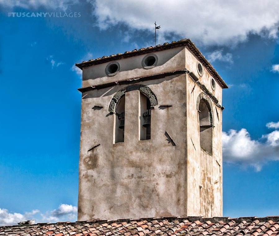 The stone bell tower of Fibbialla