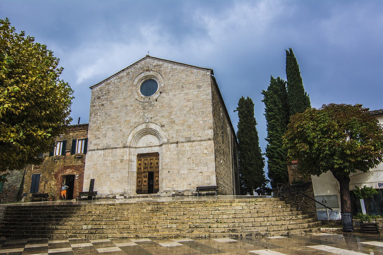 The former convent and church of Sant'Agostino in Monticiano